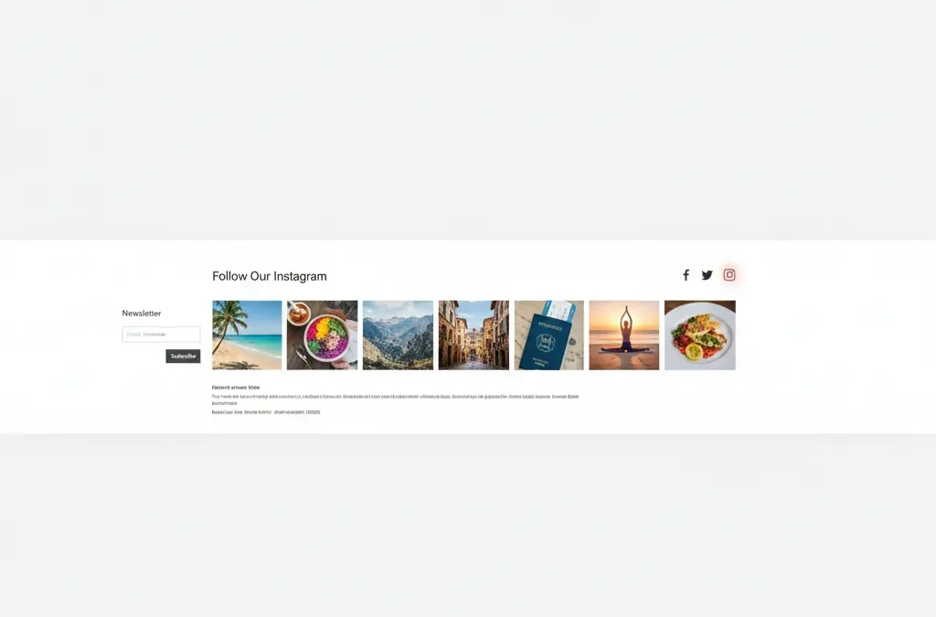 Πώς να εμφανίσετε το Instagram Feed σας στο υποσέλιδο (Footer)