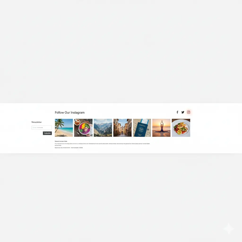 Πώς να εμφανίσετε το Instagram Feed σας στο υποσέλιδο (Footer)